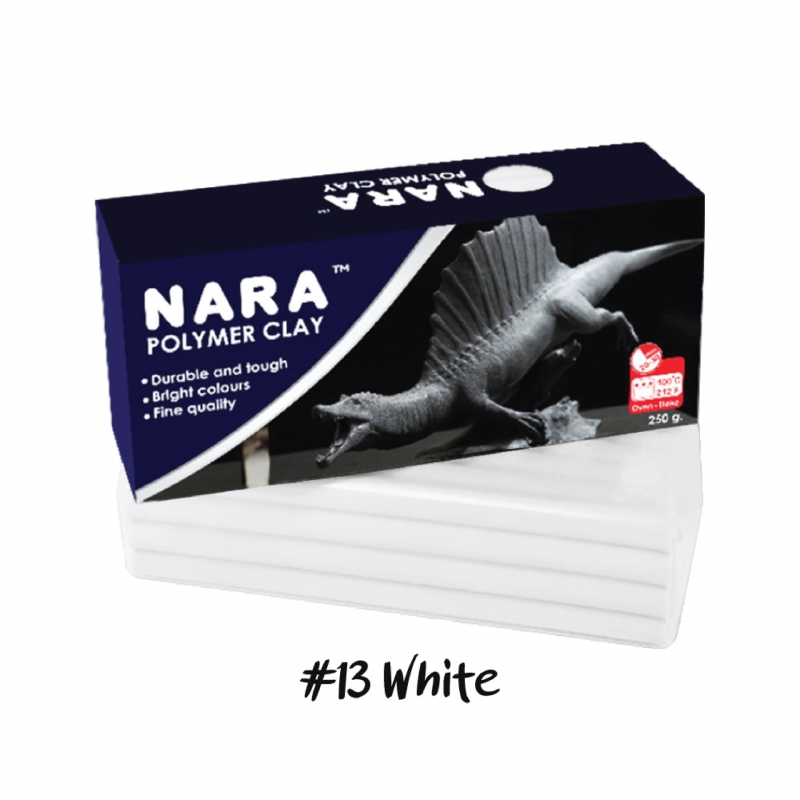 Nara Polymer Clay White 250g