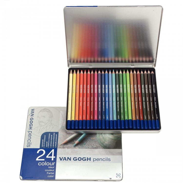 Van Gogh Oil Pastel Set - Assorted Colors, Set of 24