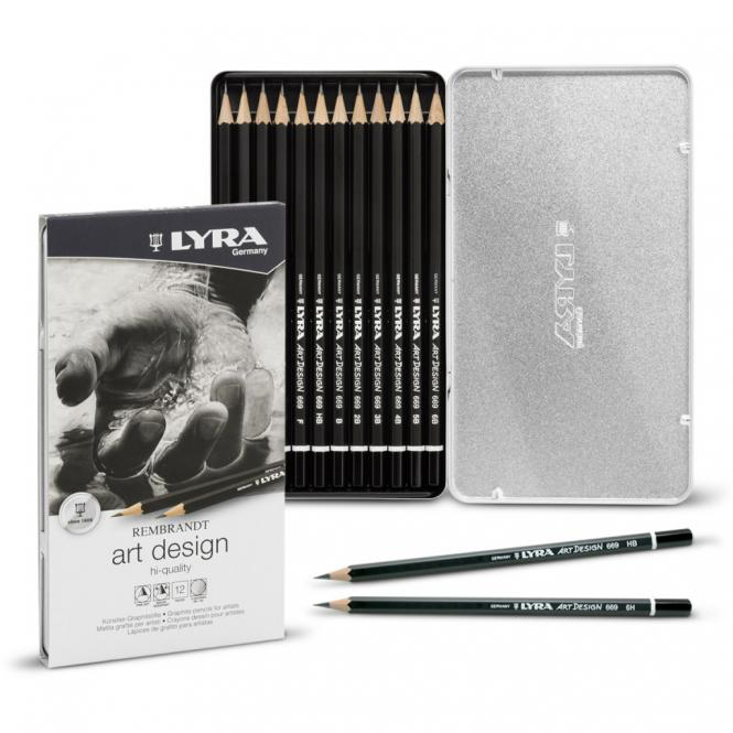 Lyra Graduate Graphite Artistic Drawing Set of 6