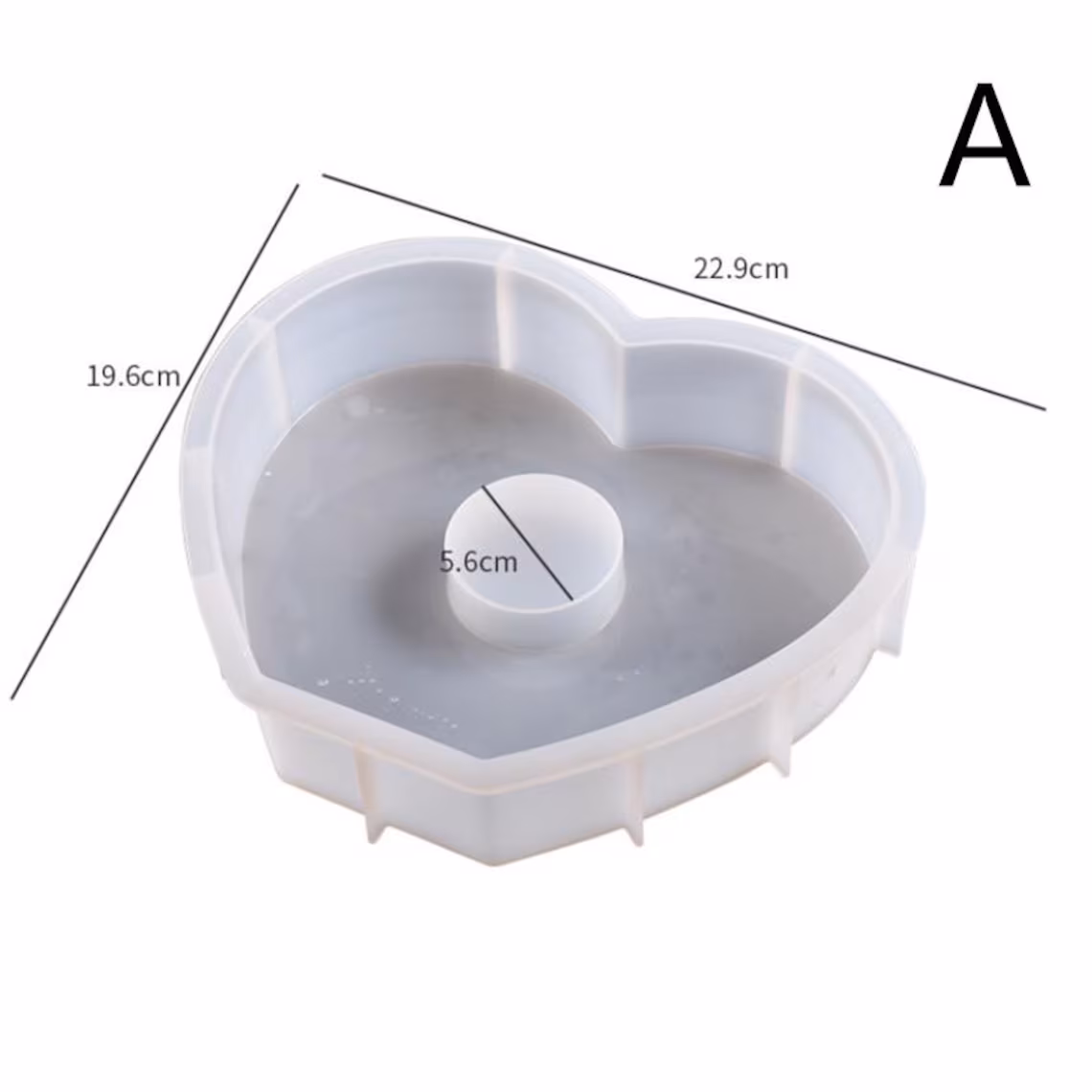 Heart Shaped SILICON MOLD(A)