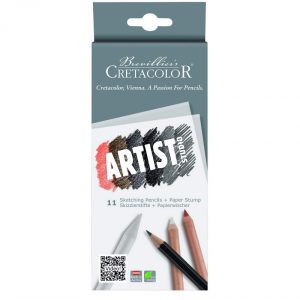 CRETACOLOR ARTIST STUDIO SKETCHING PENCILS SET/11PCS