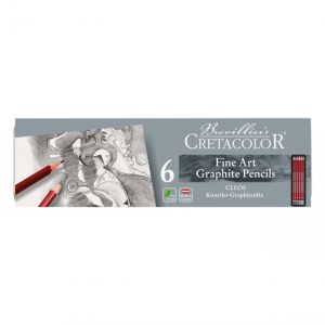 CRETACOLOR Cleos - Fine Art Graphite Pencil 6 pcs set