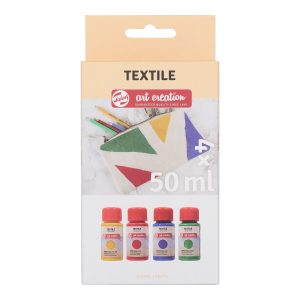 TALENS ART CREATION TEXTILE SET 4x50 ml PEARL
