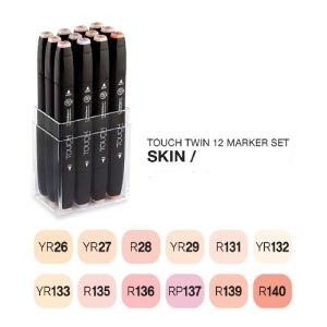 ShinhanArt TOUCH TWIN 12pcs Marker SET (Skin Tones)
