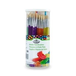ROYAL & LANGNICKEL® Bristle Flat Brushes - 144pcs/SET