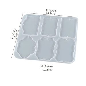 Keychain Resin Epoxy Jewelry Silicone Mold