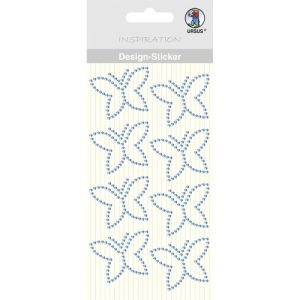 URSUS Design sticker "Butterflies" Blue .