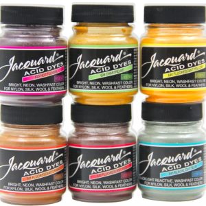 JACQUARD NEON ACID DYES COLORS 0.50 OZ 6PCS/SET