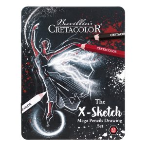 CRETACOLOR The X-Sketch – MEGA Pencils Drawing Set/12PCS