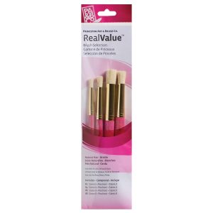 PRINCETON VALUE SET 4PC NATURAL BRISTLE HAIR BRUSH SET