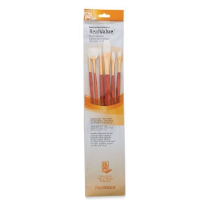 PRINCETON REAL VALUE WHITE TAKLON BRUSH SET OF 6