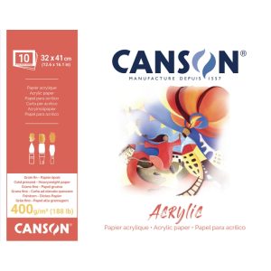 CANSON ACRYLIC PAD 400GSM Cold Pressed.