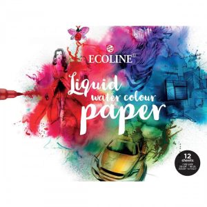 ECOLINE Paper Pad, 24 x 32 cm, 290 g/m2, 12 Sheets