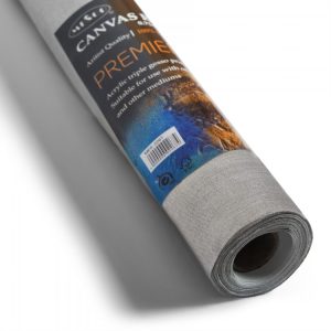 MESCO LINEN PRIMED CANVAS ROLL 400gsm