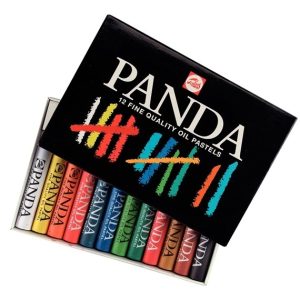 TALENS PANDA OIL PASTELS SET 12