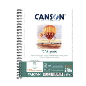 Canson® "C" à grain® Drawing Pad 180 gsm 30 Ssheets.