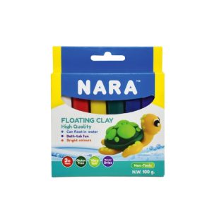 NARA FLOATING CLAY 100g x 6pcs COLORS  IN PAPER BOX