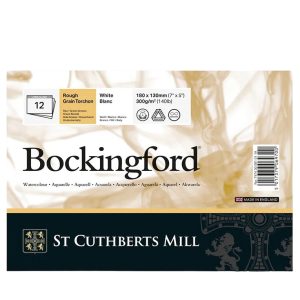 Bockingford Watercolour Pad Glued Paper 300 g/m 12 SHEETS Rough