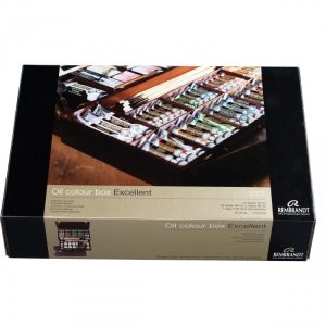 REMBRANDT Oil Colour Paint Excellent Wood Box Set