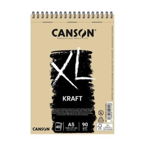 CANSON XL® Spiral Kraft Sketch Pad 90gsm