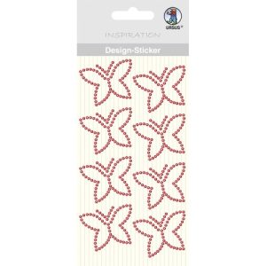 URSUS Design sticker "Butterflies" Red .