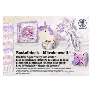 HandiCraft pad "fairy tale world" 24x34cm 300g/m²- 16sheets