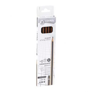 LYRA GRADUATE GRAPHITE TECHNICAL 6pcs/SET H ASSORTED