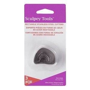 SCULPEY IRREGULAR RECTANGLE METAL CUTTERS 6PCS