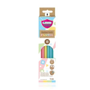 Master Art black pencil, HB grade, pastel pattern