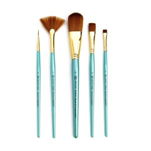 ROYAL & LANGNICKEL® Menta™ Synthetic Acrylic 5 Piece Brush Set