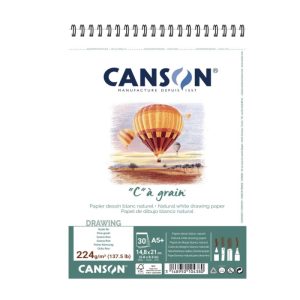 Canson®  "C" à grain® Drawing Pad 224gsm 30Ssheets.