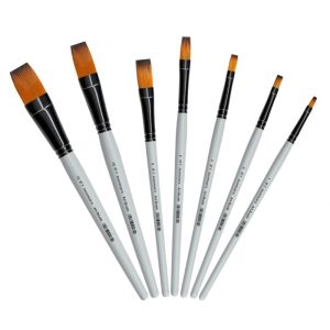 ISOMARS Canvaa - Paint Brush - Flat - Set of 7