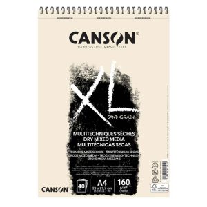 CANSON XL SAND GRAIN NATURAL COLOR 160 g/m 40 SHEETS