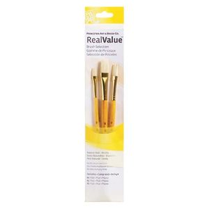 PRINCETON REAL VALUE BRISTLE BRUSH  SET OF 3