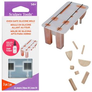 Sculpey Silicone Mold Tools 3D Jewelry Mold