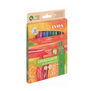 LYRA Lyra Graduate Art Tip Felt Tip Marker, Set of 12