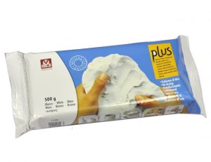 Sio-2 PLUS  Natural Air Dry Clay 500g white
