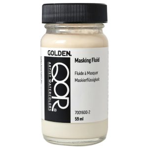 QoR Watercolor Masking Fluid 2 oz (59 ml) wide mouth glass