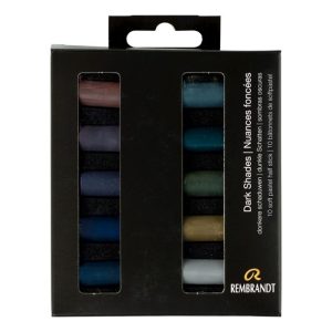 REMBRANDT SOFT PASTELS DARK SHADES SET 10 PCS