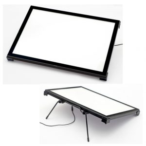 Isomars LED Light Board -Tracing -Glass Table Model