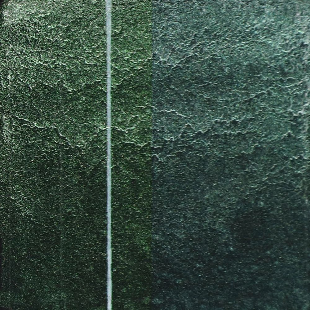 Interference Green-Blue Shift